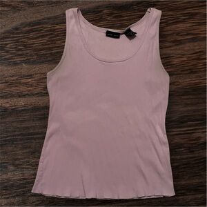 New York & Company Light Purple Tank Top